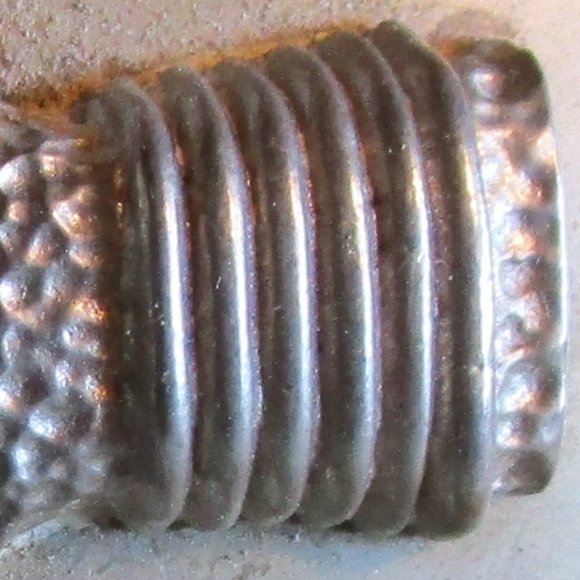 Vintage Silver/Turquoise Belt Buckle w/Arrowhead - Picture 2 of 10